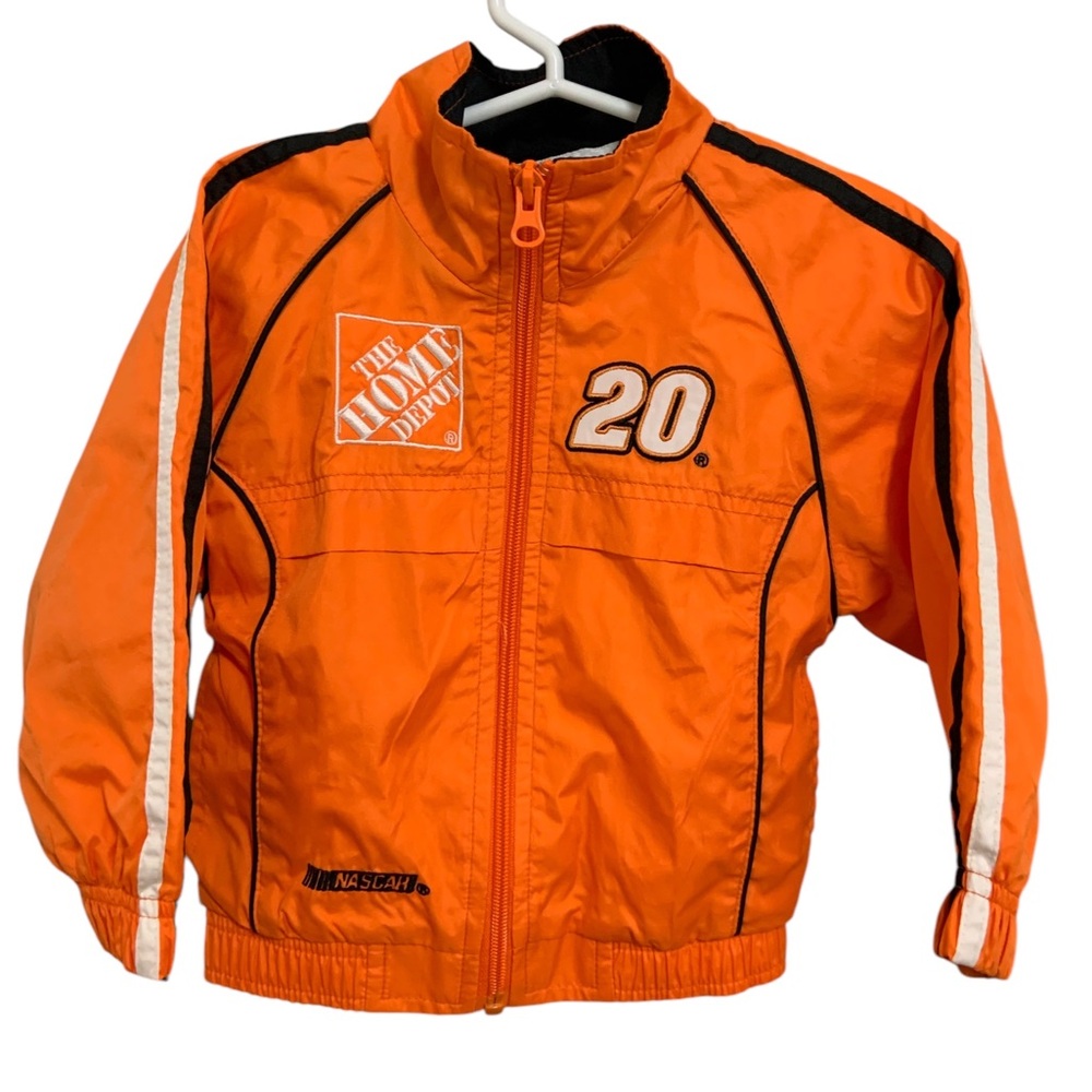 NASCAR Tony Stewart Chase Authentics Home Depot Racing Windbreaker Size 2T